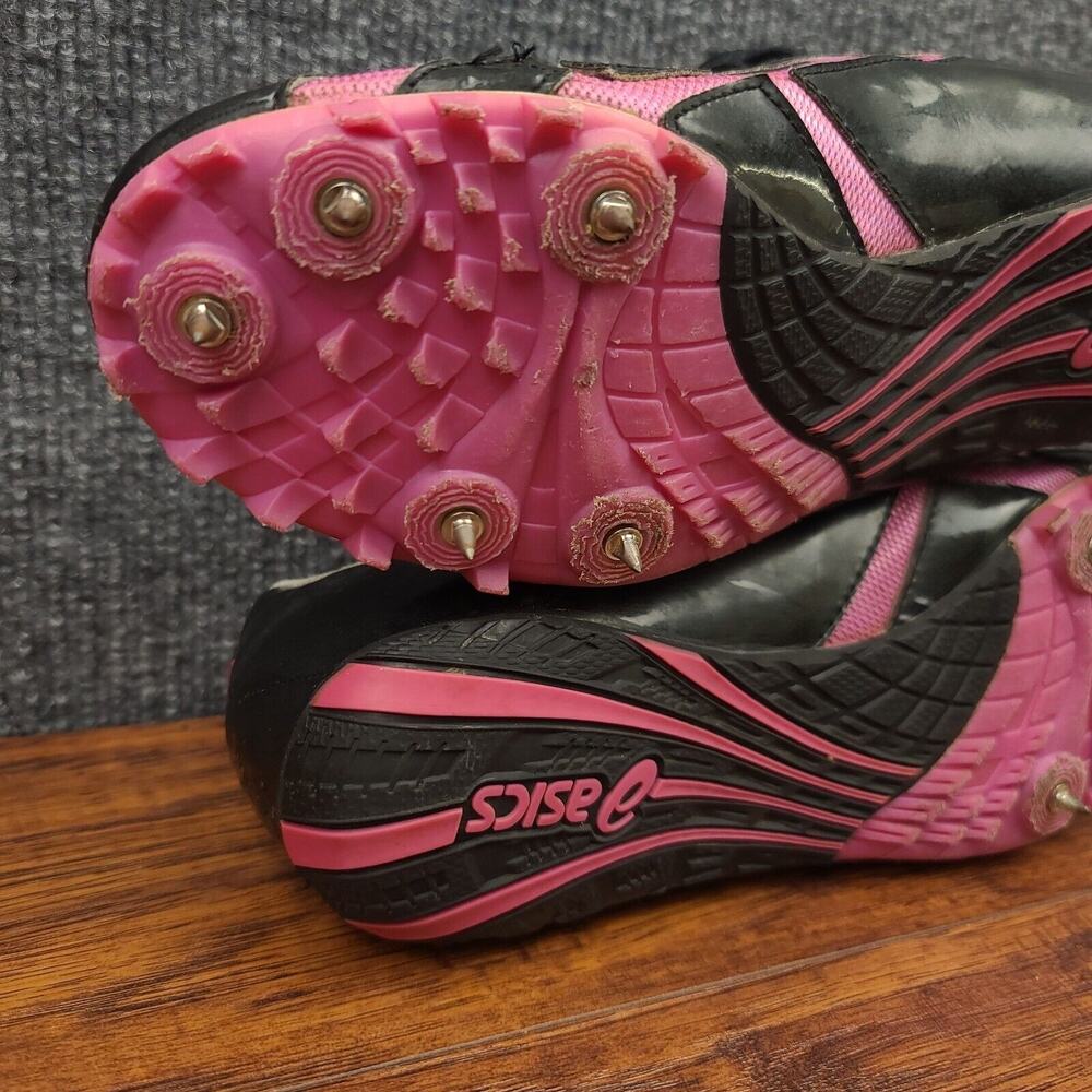Asics Hyper Rocketgirl 6 Track Spikes Womens 8.5 Black Pink Synthetic Athletic - Picture 6 of 9
